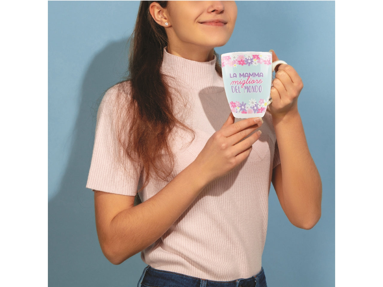 Tazza in porcellana da 300ml per la mamma in scatola regalo