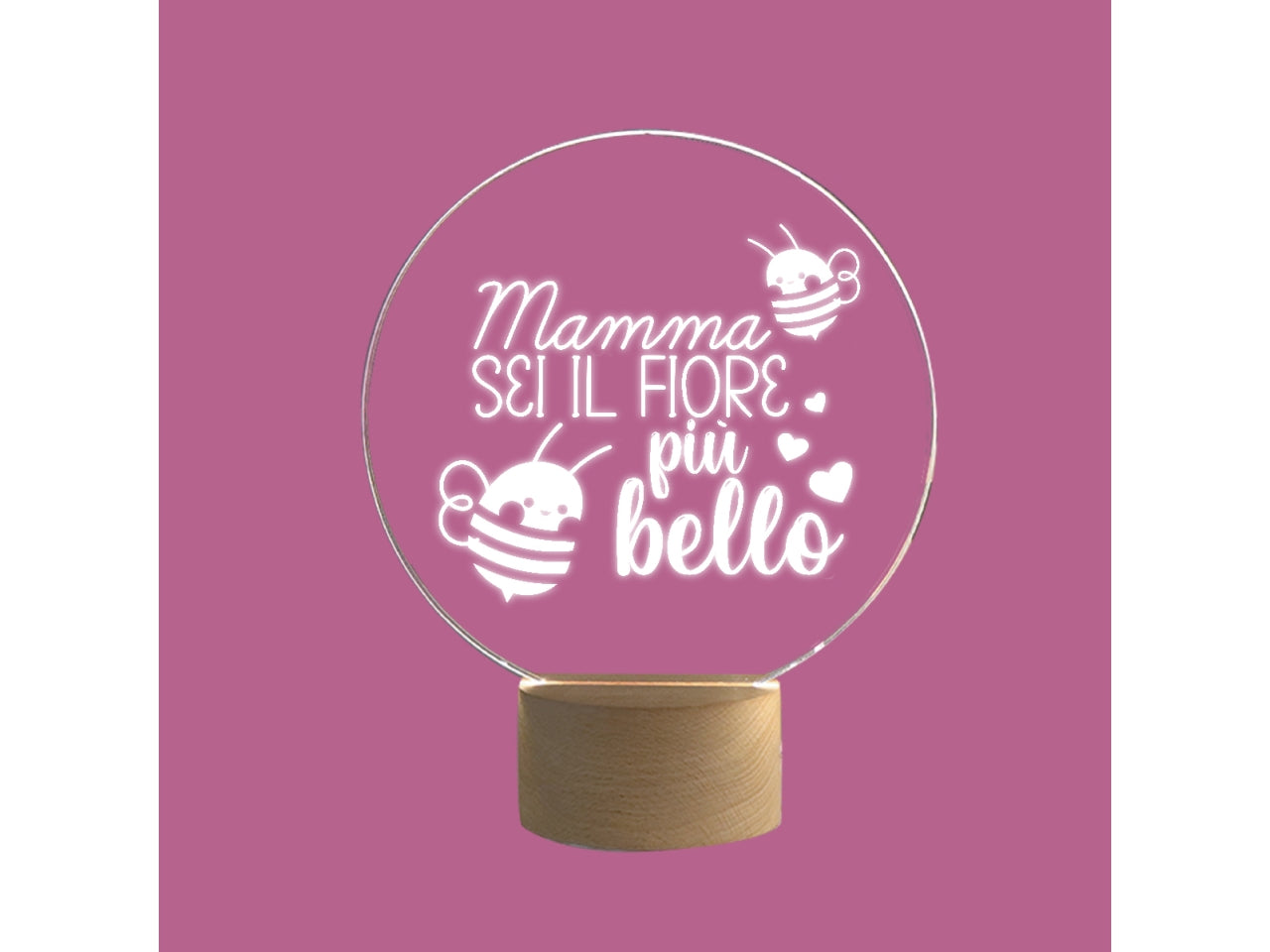Lampada per la mamma in plexy