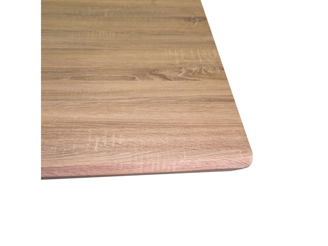 Tavolo in metallo con top in legno colore nero 180x90xh.75cm