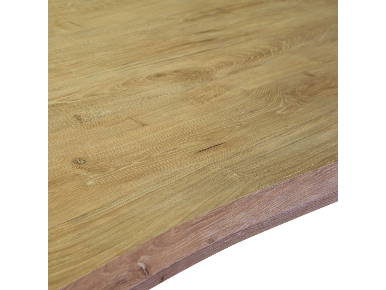 Tavolo in metallo con top in legno colore nero 180x90xh.75cm