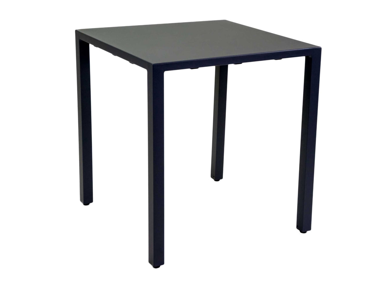 Tavolo in alluminio autolivellante alma antracite quadro 70x70xh.74cm