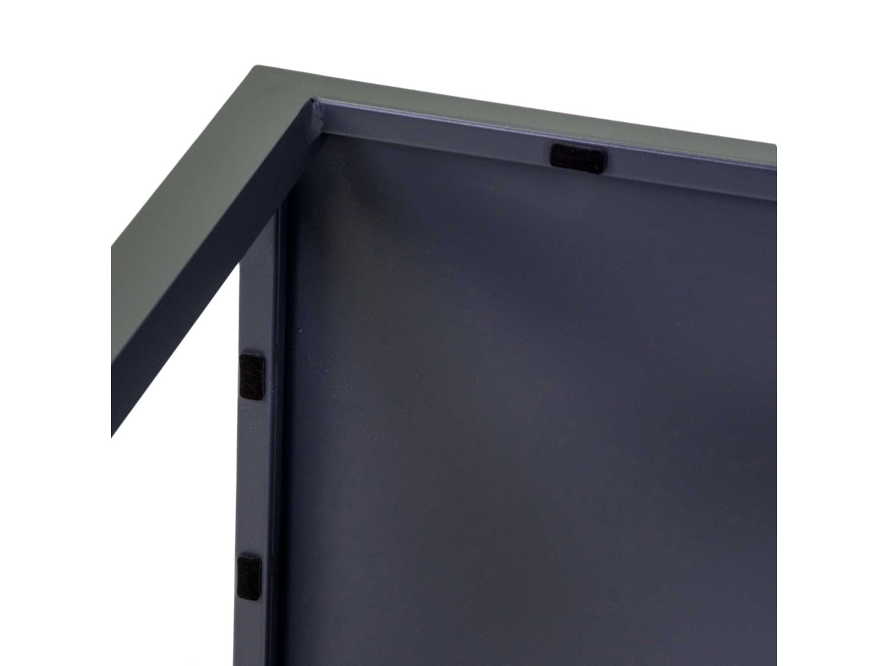 Tavolo in alluminio autolivellante alma antracite quadro 70x70xh.74cm