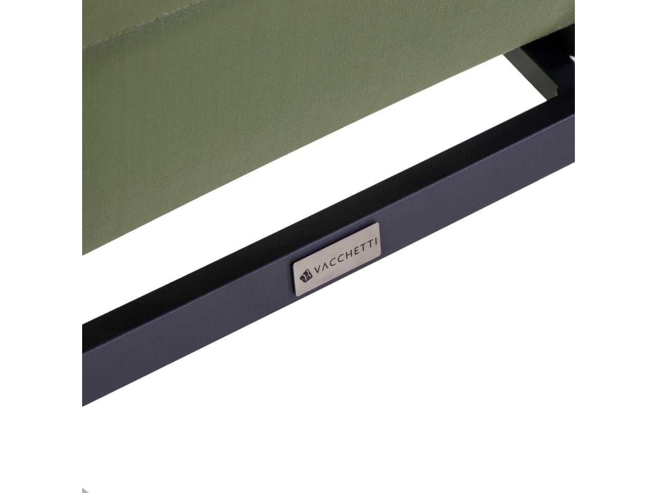 Poltrona in alluminio textilene riverside colore verde bracciolo in hpl 56x66xh.90cm