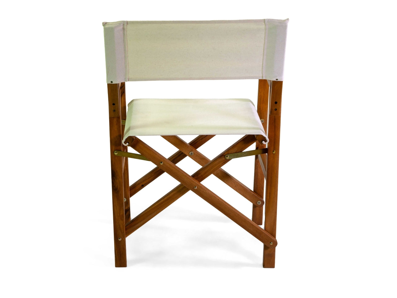Poltrona in legno e tessuto da regista miramar colore naturale 82x55,5xh.51cm