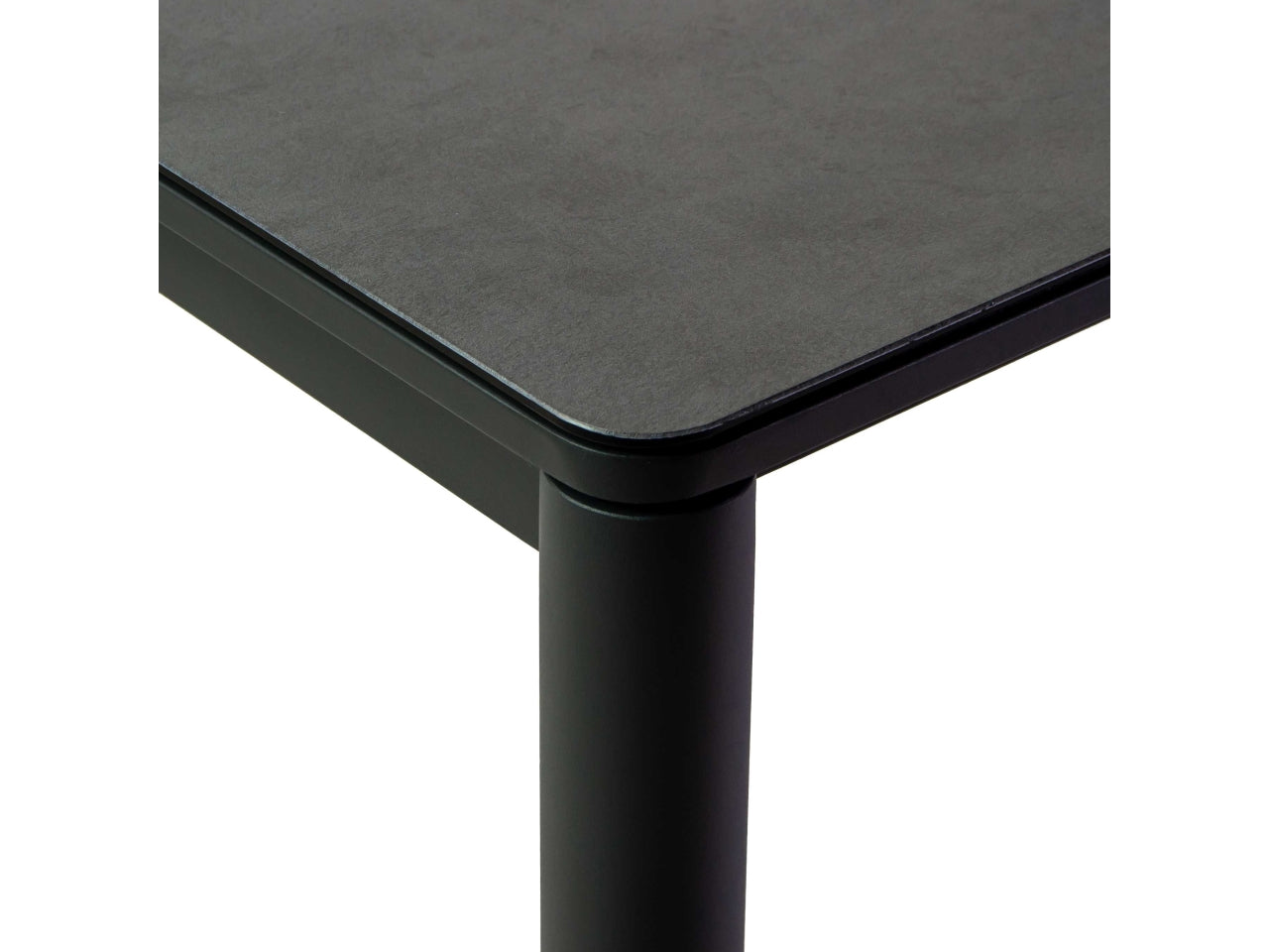 Tavolo alluminio allungabile honolulu antracite con top vetro/teak 180/240x100xh.76cm