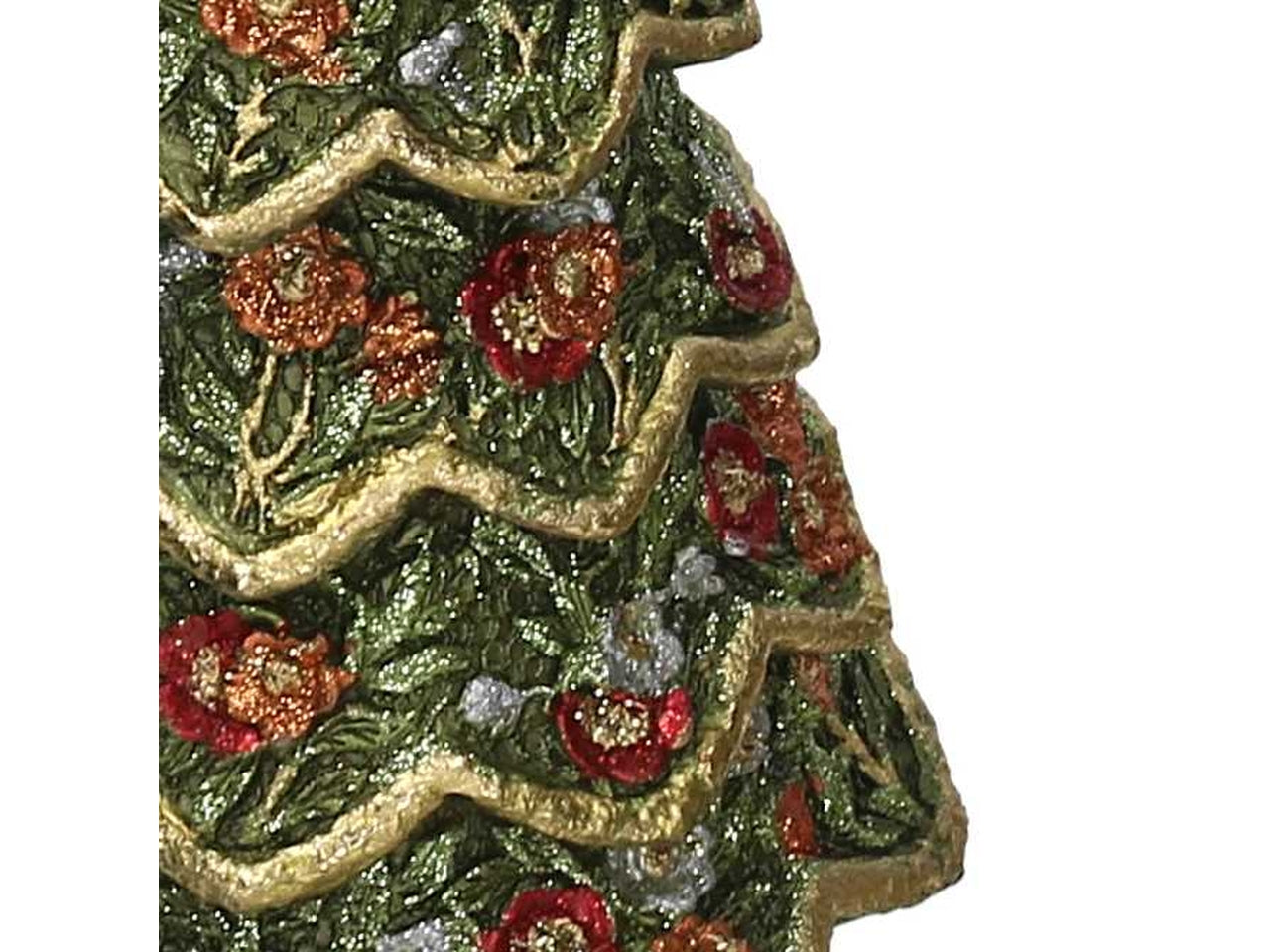 Albero in resina fiori verde 33cm