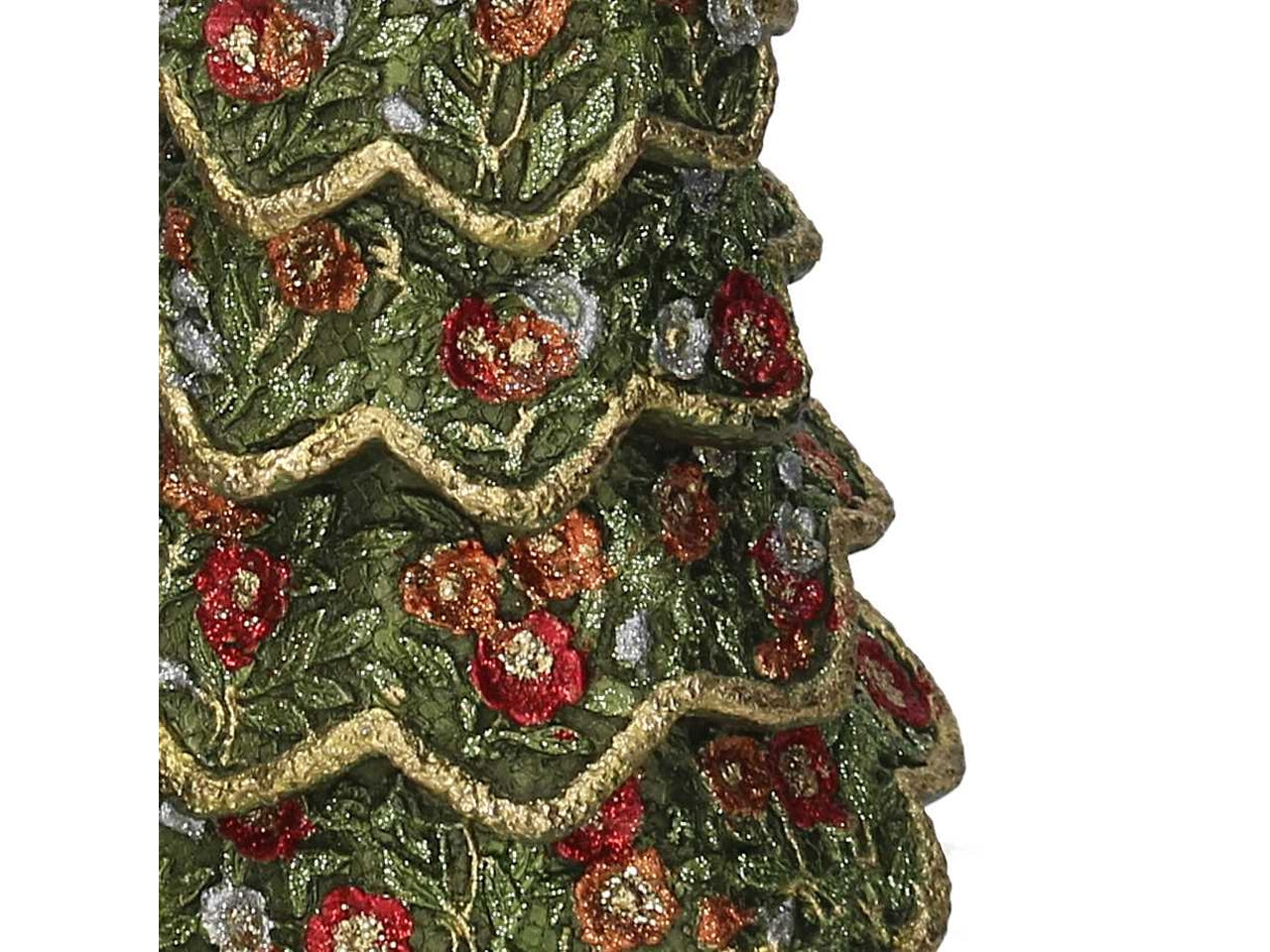 Albero in resina fiori verde 43cm