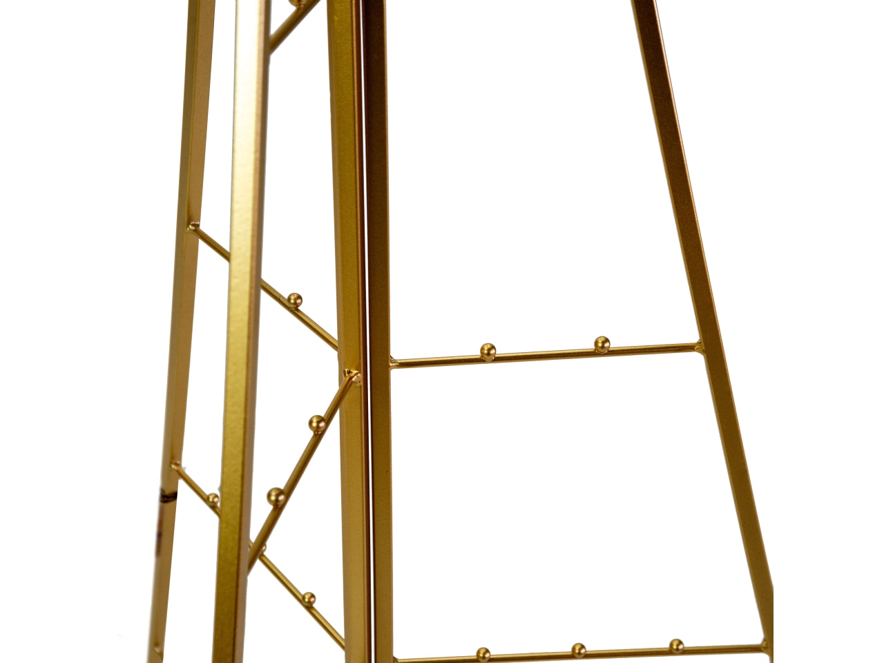 Albero di natale pieghevole in metallo dorato stilizzato minimal 150 cm - Vacchetti