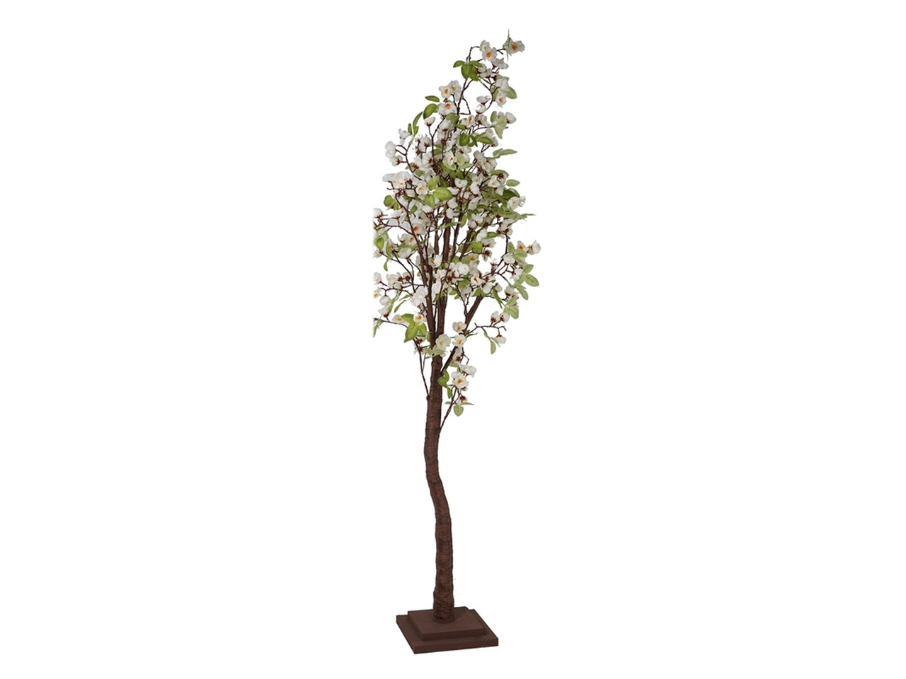 Albero di melo crema h.120cm in pvc