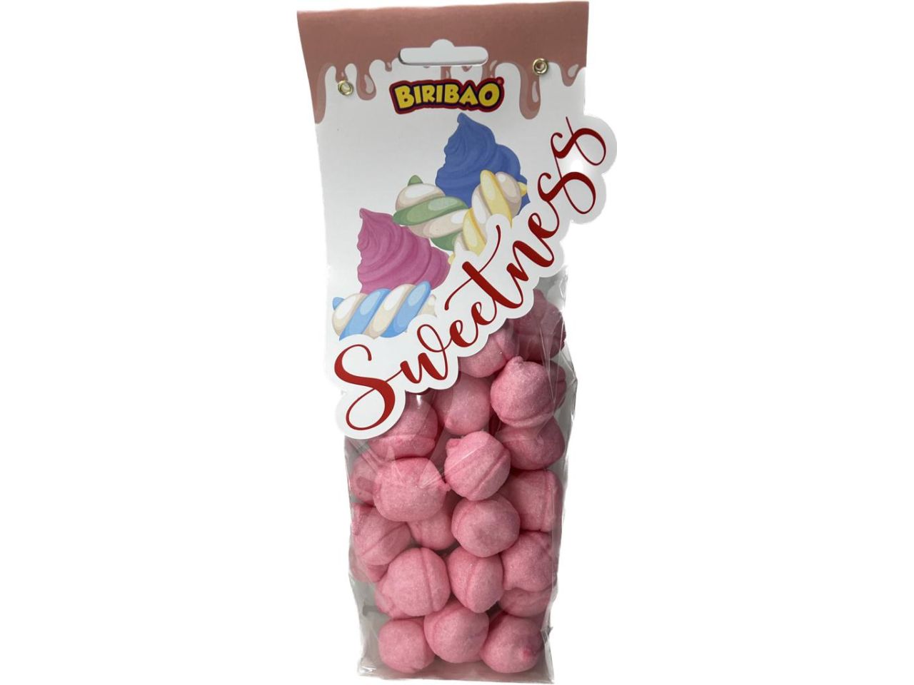 Marshmallow biribao palline rosa 200gr