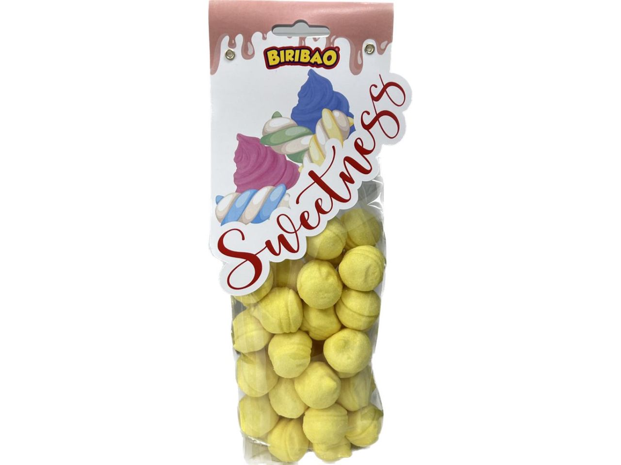 Marshmallow biribao palline gialle 200gr