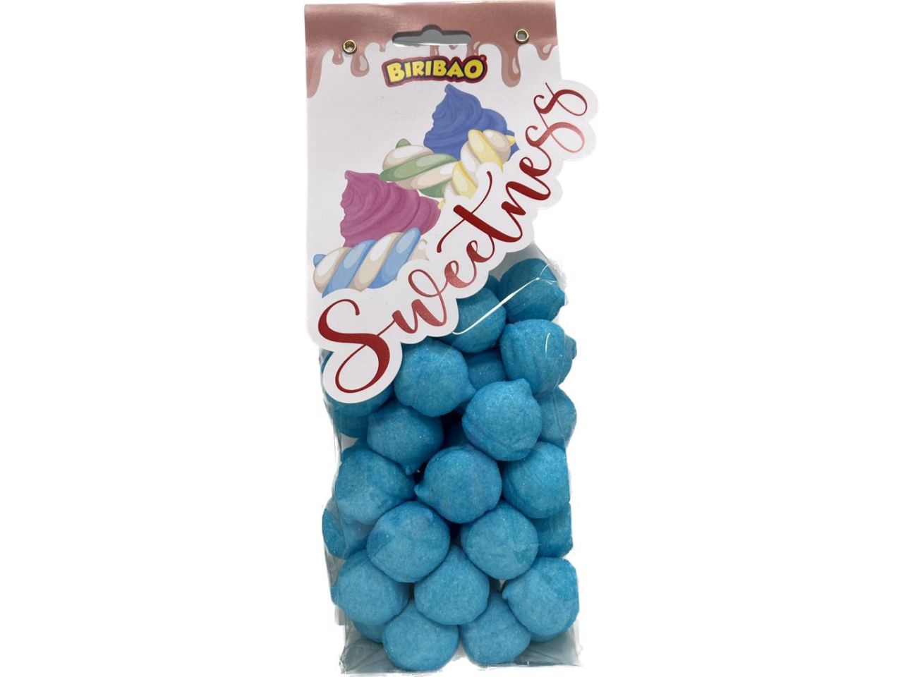 Marshmallow biribao palline blu 200gr
