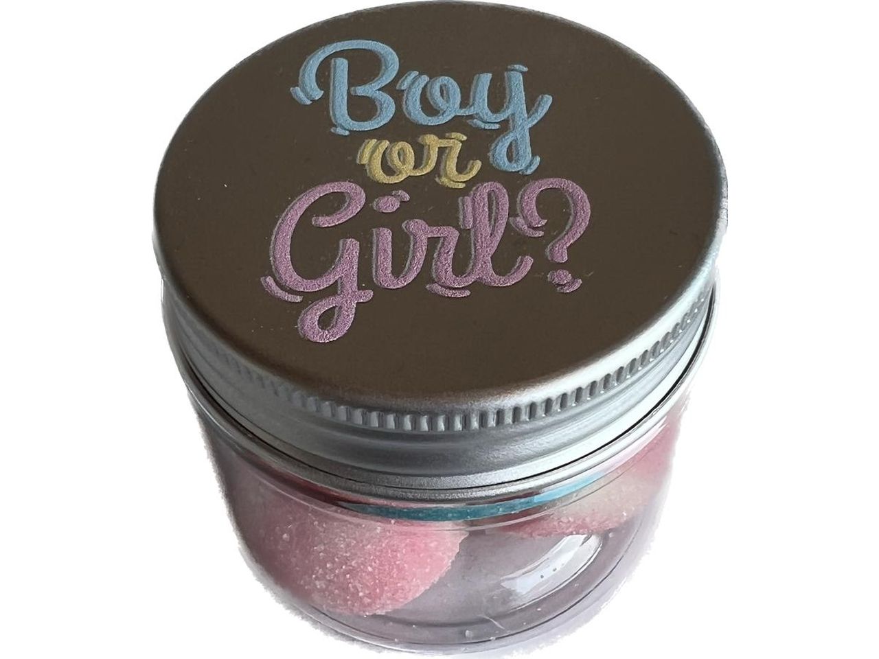 Marshmallow barattolo boy or girl 50ml d.48mm
