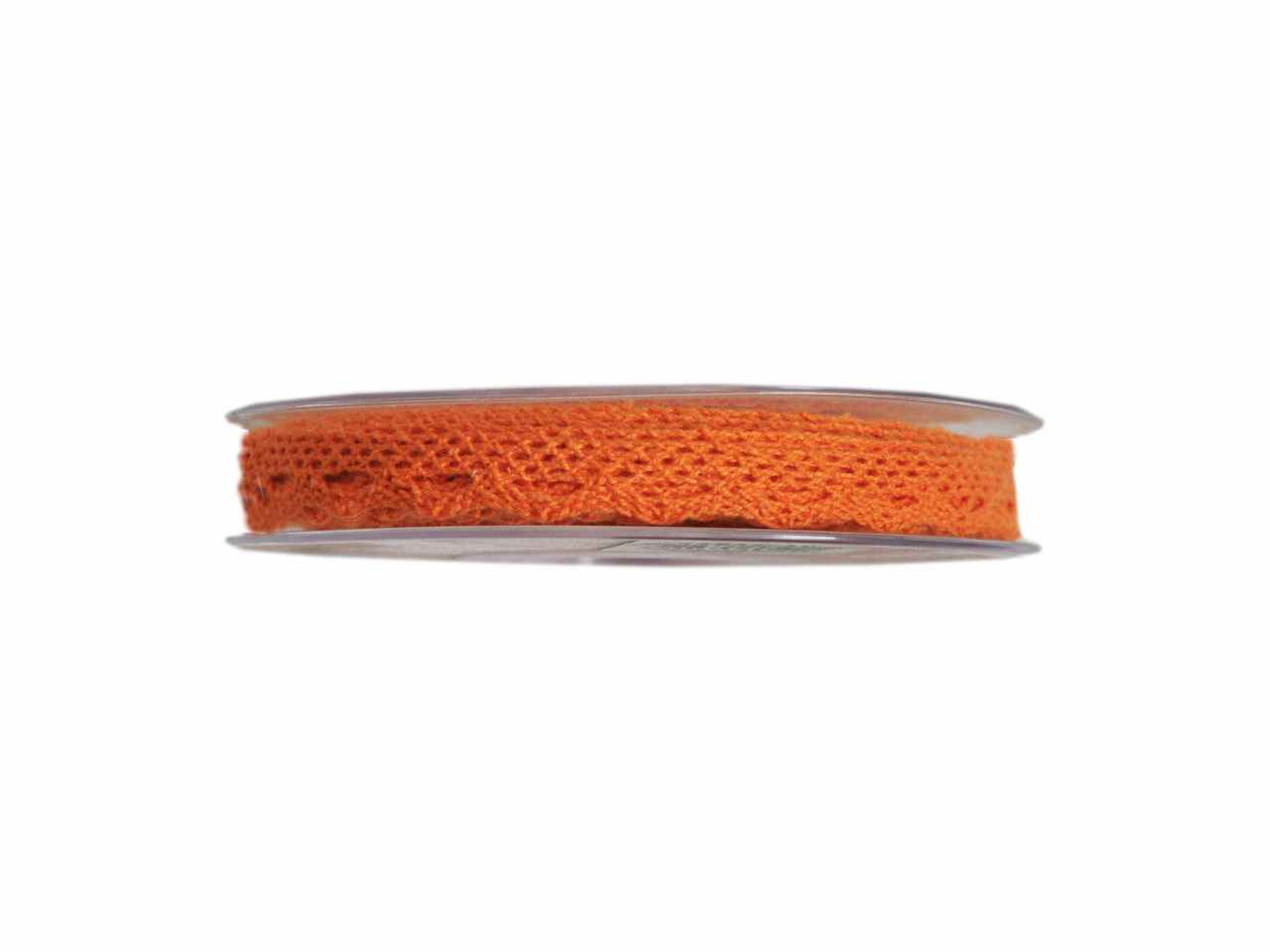 Nastro merletto mm10x10mt colore arancione