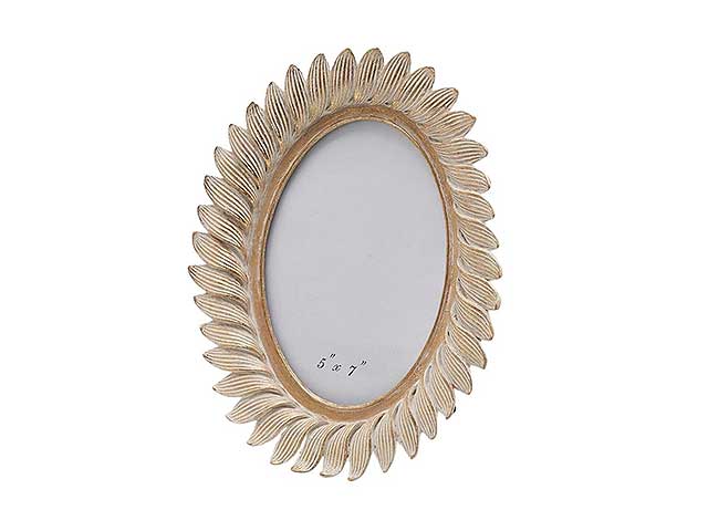Porta foto ovale 25x20cm petali 713950,51