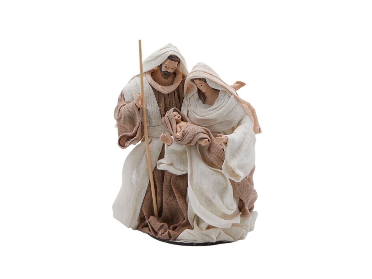 Nativita lord con base misura h.17cm colore nocciola