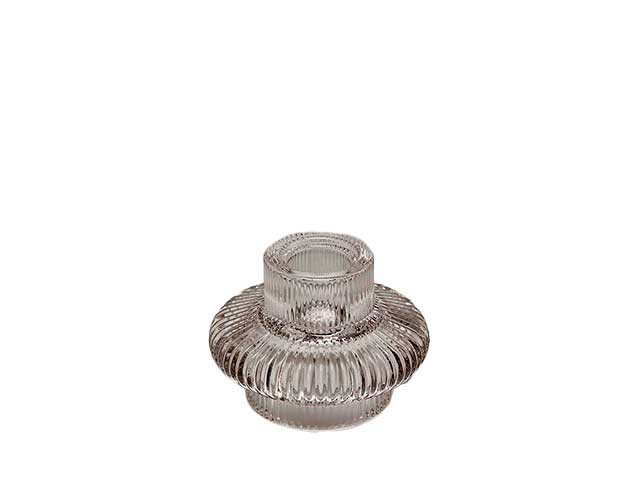 Portacandela disco righe h6xd8 104598,00