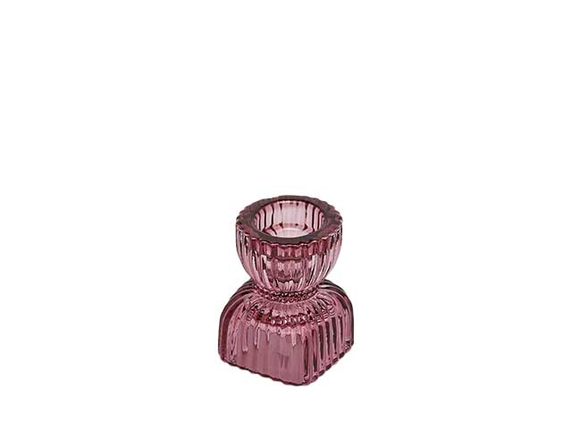 Portacandela righe h9xd6 garnet 104600,69