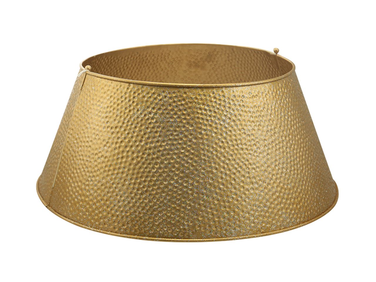 Copribase per albero di natale misura d.38-56xh.24cm colore oro