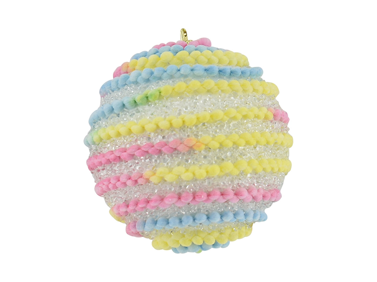 Palla natalizia 10cm multicolor