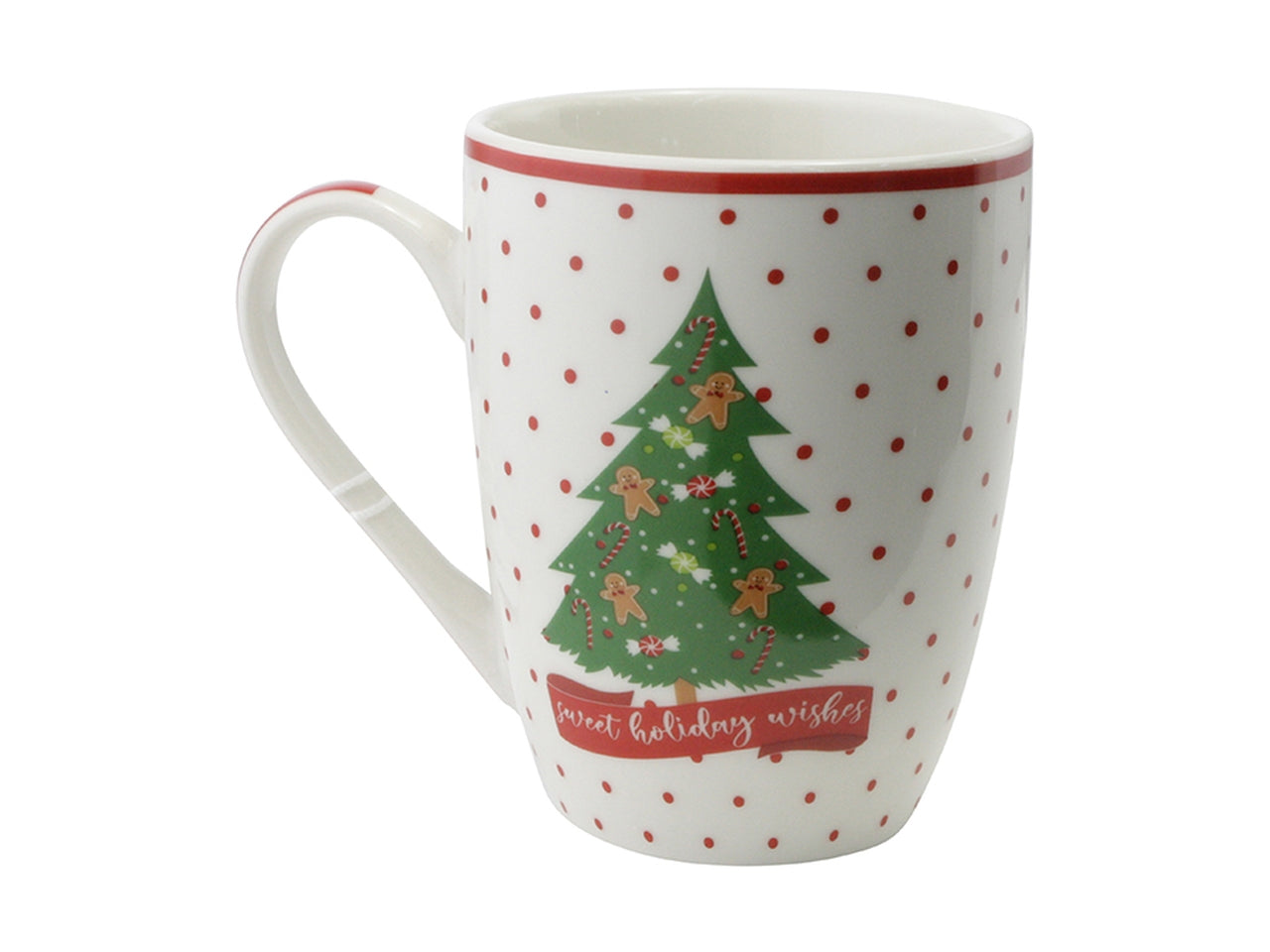 Tazza natalizia bone china 340ml