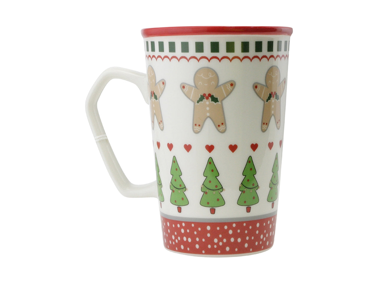 Tazza natalizia bone china 420ml