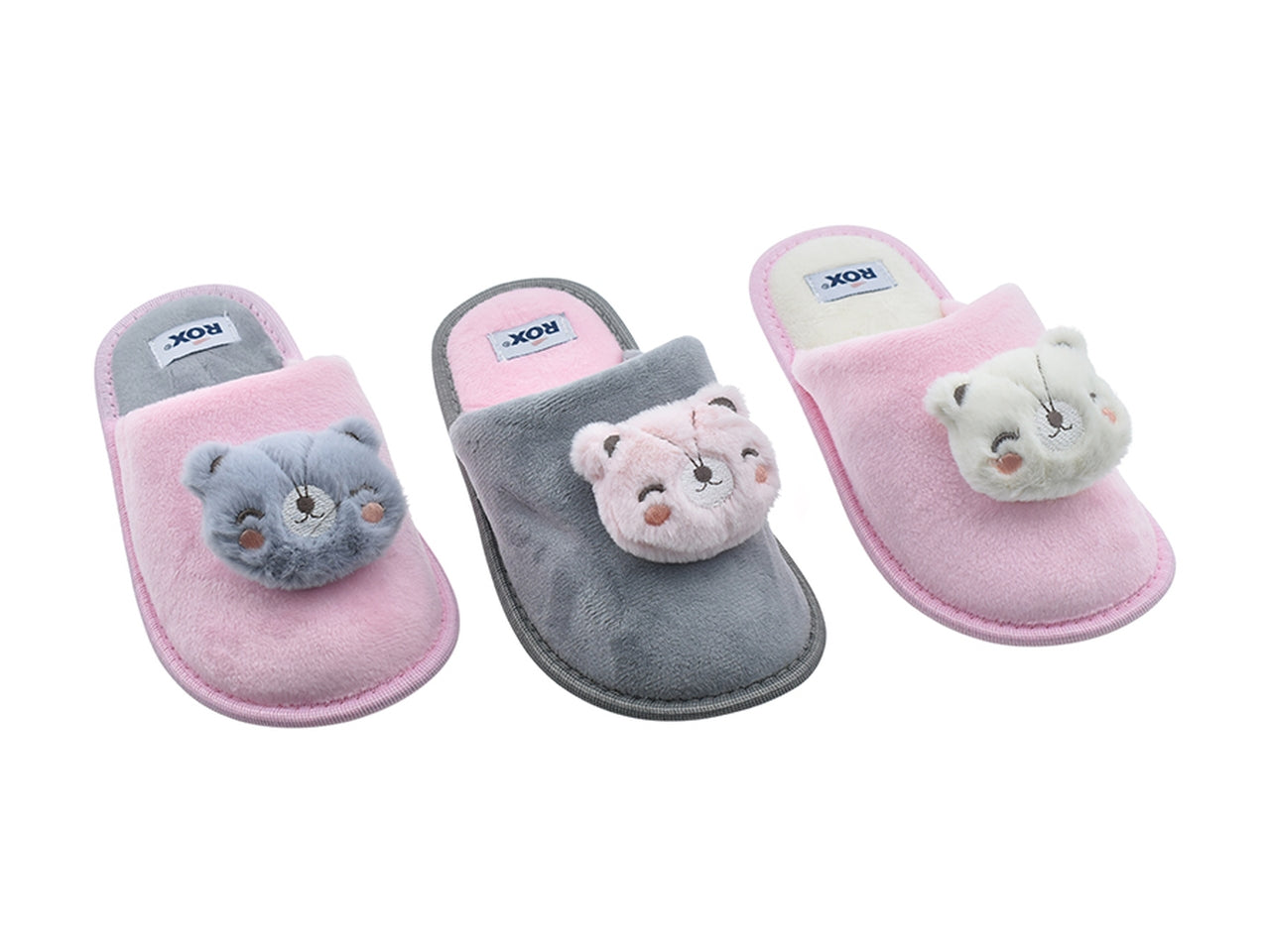 Rox pantofola da bimba 28/34 in 3 assortimenti