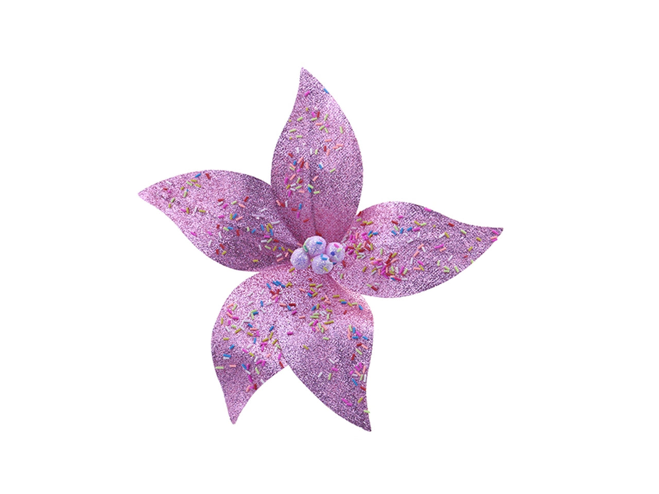 Fiore small con 5 petali candy - fuxia