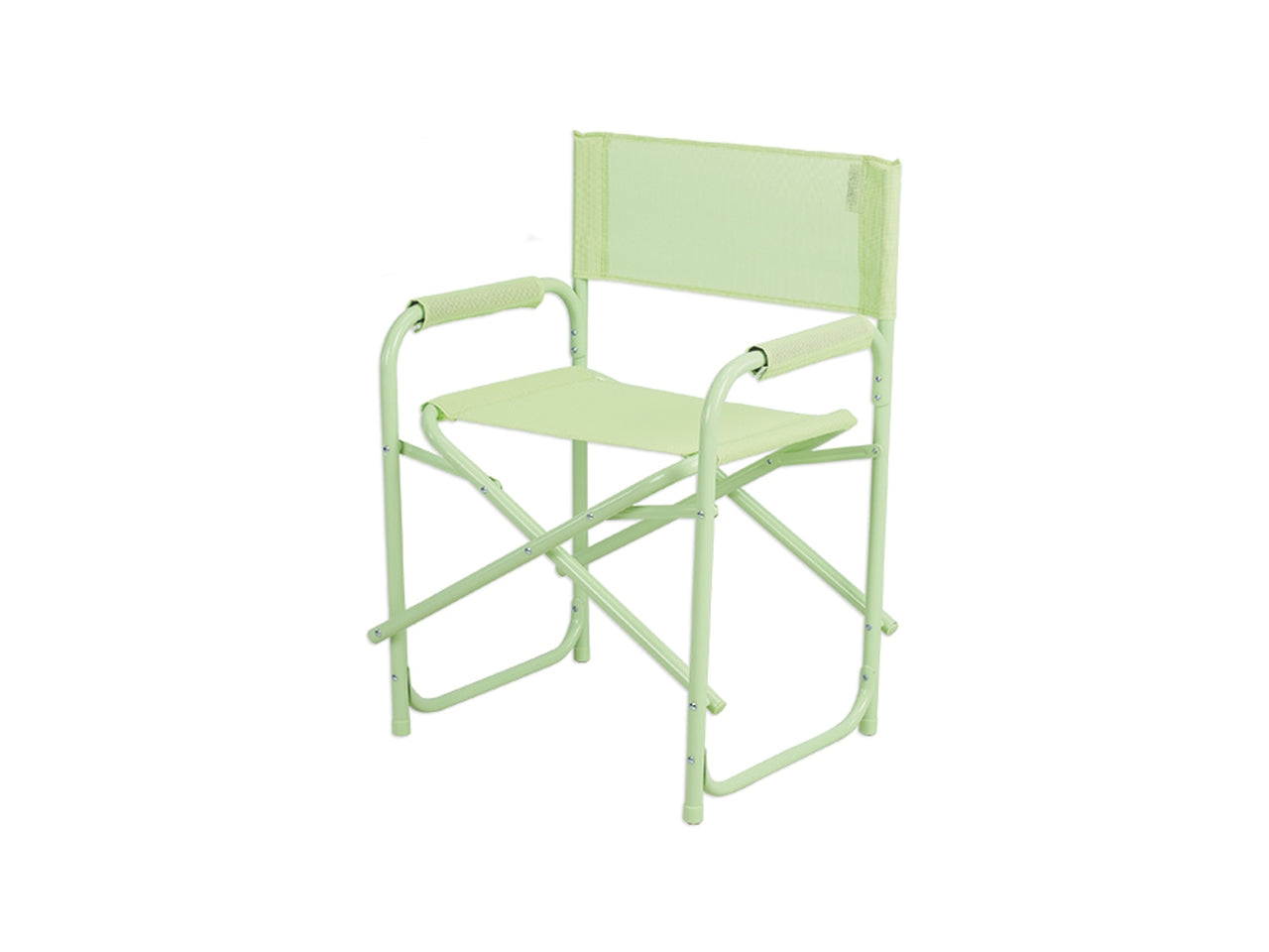 Sedia regista acciaio/txt 22mm 56x48x78cm salvia