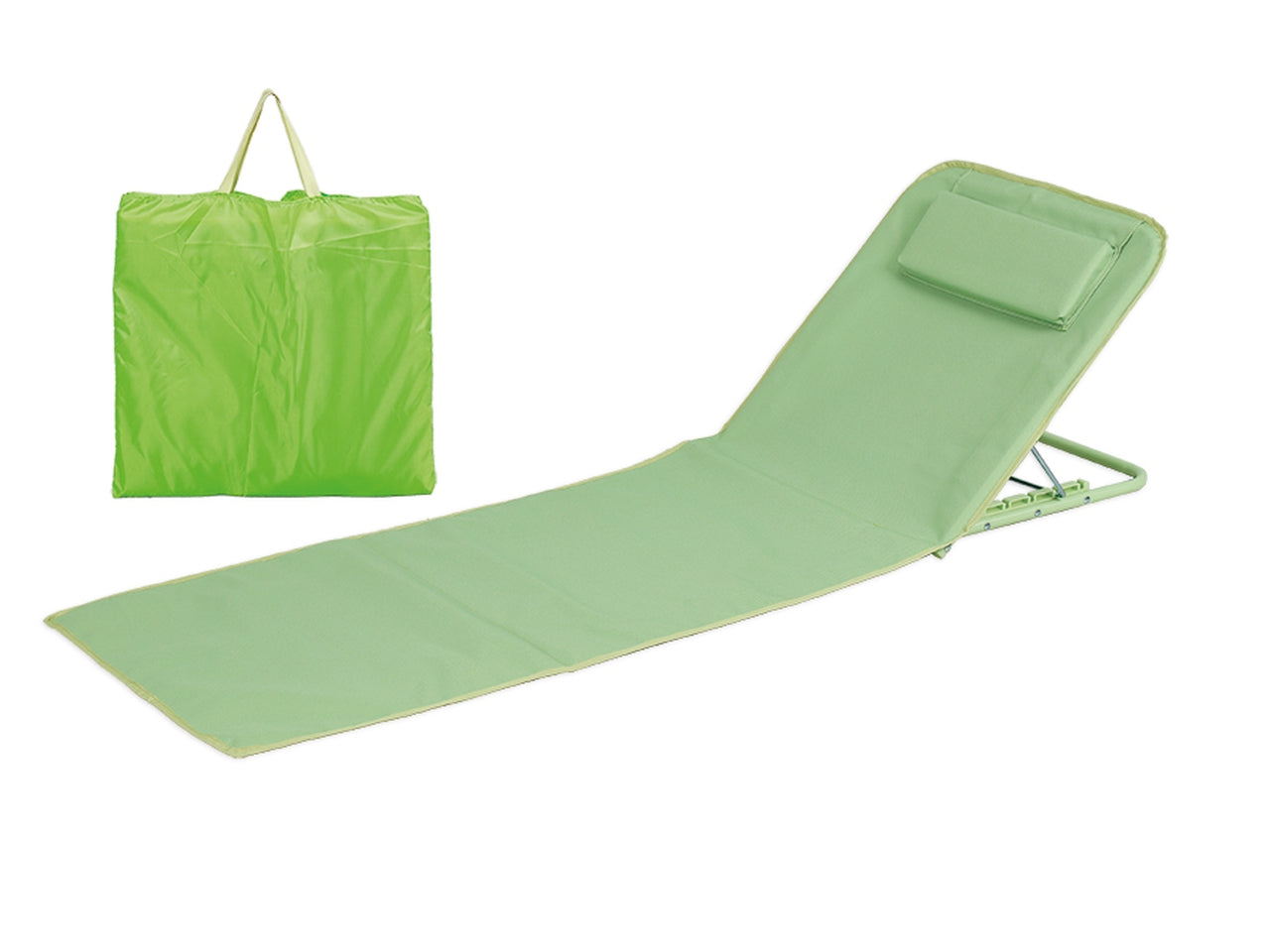 Lettino beach mat 145x47x41cm oxford salvia