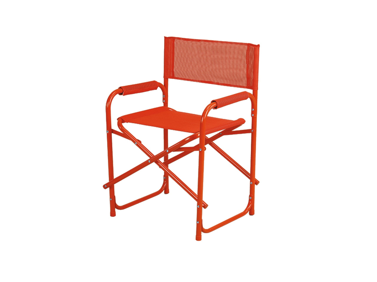 Sedia regista acciaio/txt 22mm 56x48x78cm melograno