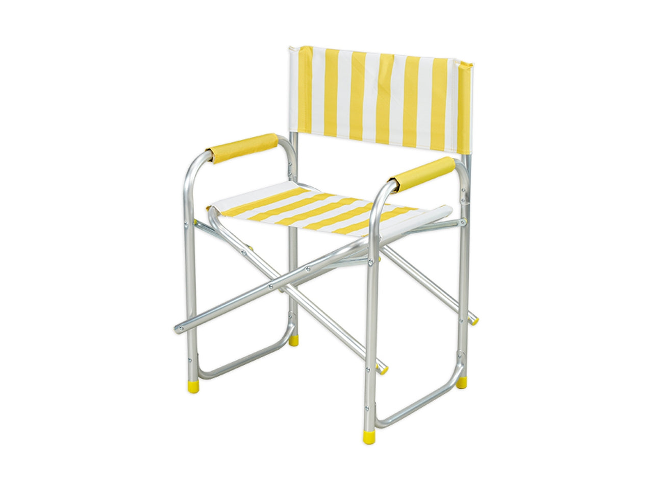 Sedia regista oxford/alluminio 24mm strisce gialle