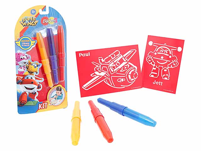 Set colori con valigetta Super Wings Giochi preziosi