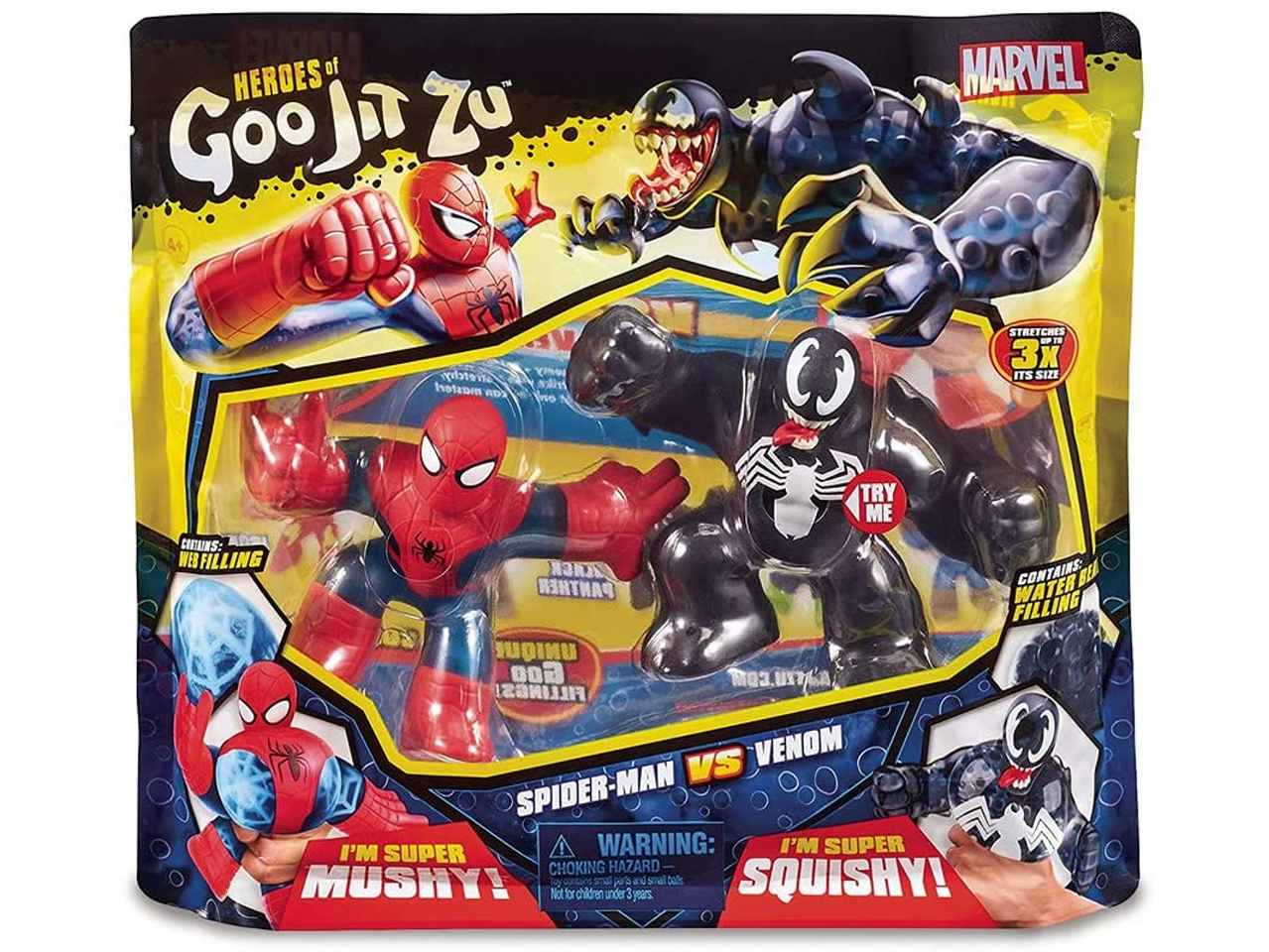 Goo jit eroi marvel 2 pezzi 13cm gjt05000