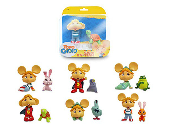 Topo gigio personaggio 2 pezzi tpg01000