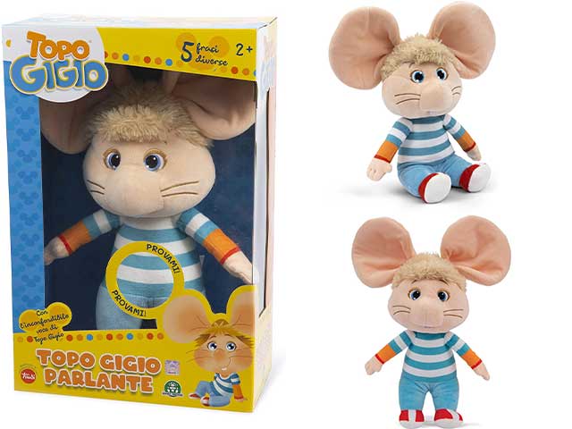 Topo gigio parlante 38cm tpg04000$