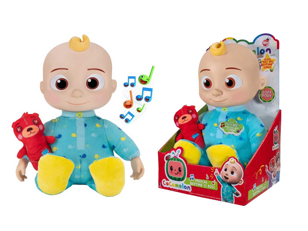 Cocomelon JJ Bambola Musicale con Suoni - Giochi Preziosi