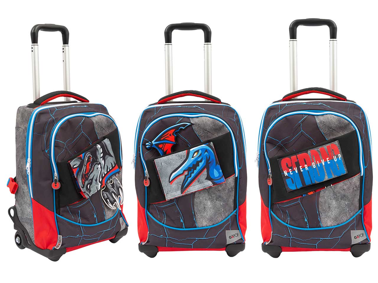 Gopop 23 trolley con 2 ruote raptor