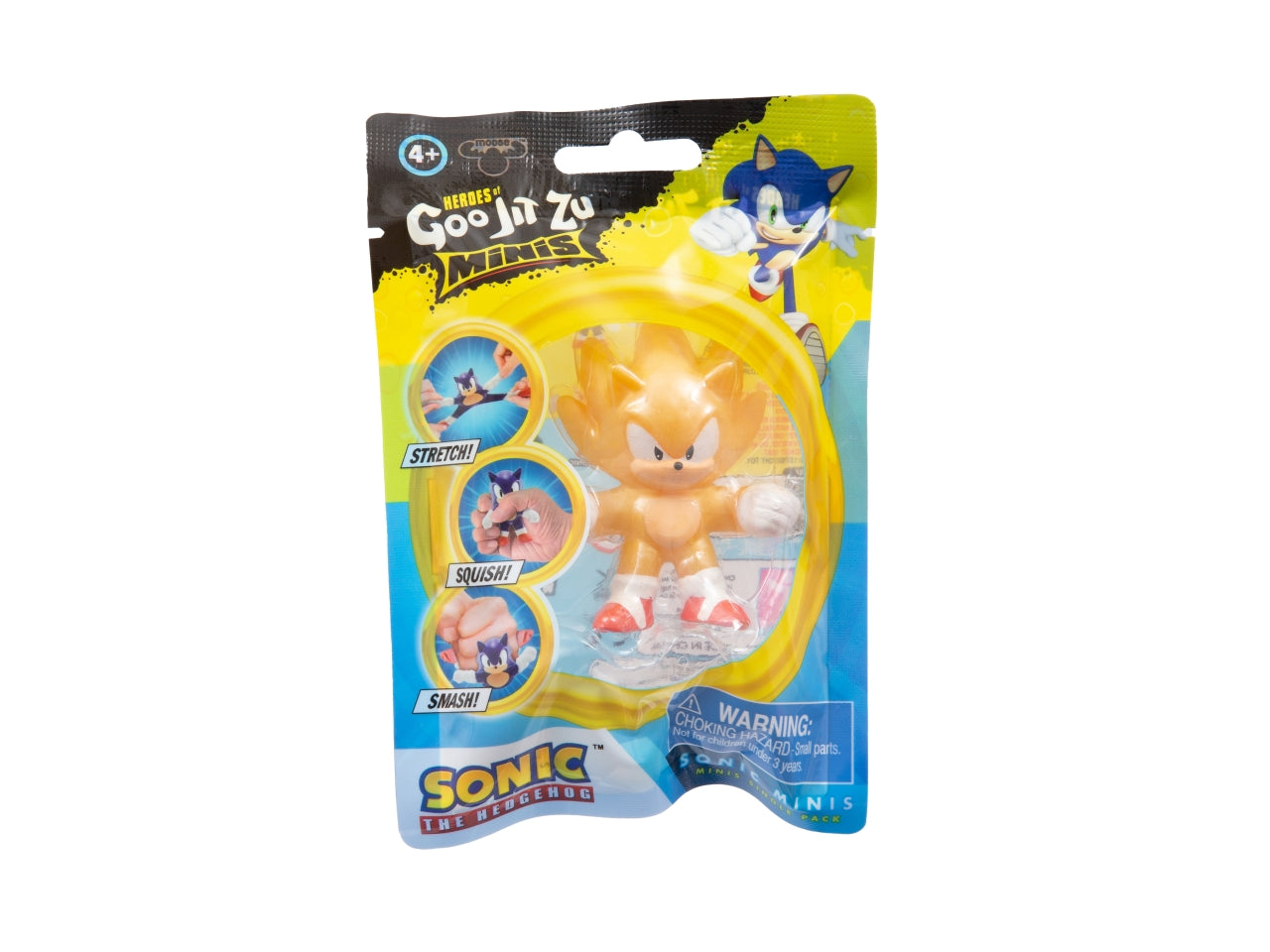Grandi giochi sonic in versione goo jit zu minis alto 7cm disponibile in 8 modelli