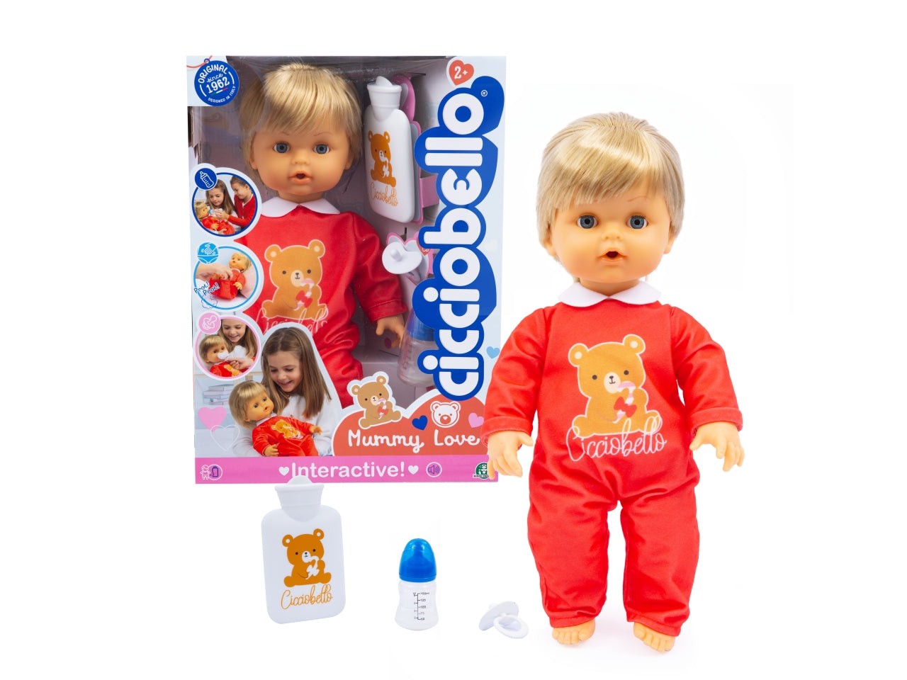Cicciobello Mummy Love Bambola Interattiva con Coliche e Fame per Bambini 2 Anni - Cicciobello