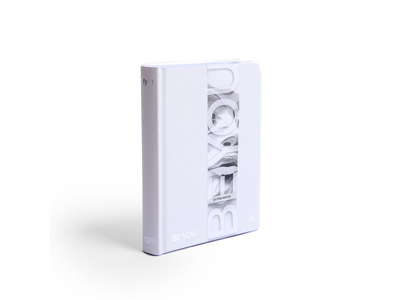 Diario Scuola 2024-2025 BE YOU Extra White Medium, Agenda 12 Mesi Datata, Formato Standard 13,5cm x 18,2cm, Diario con Sticker e Segnalibro, Colore Bianco - Giochi Preziosi