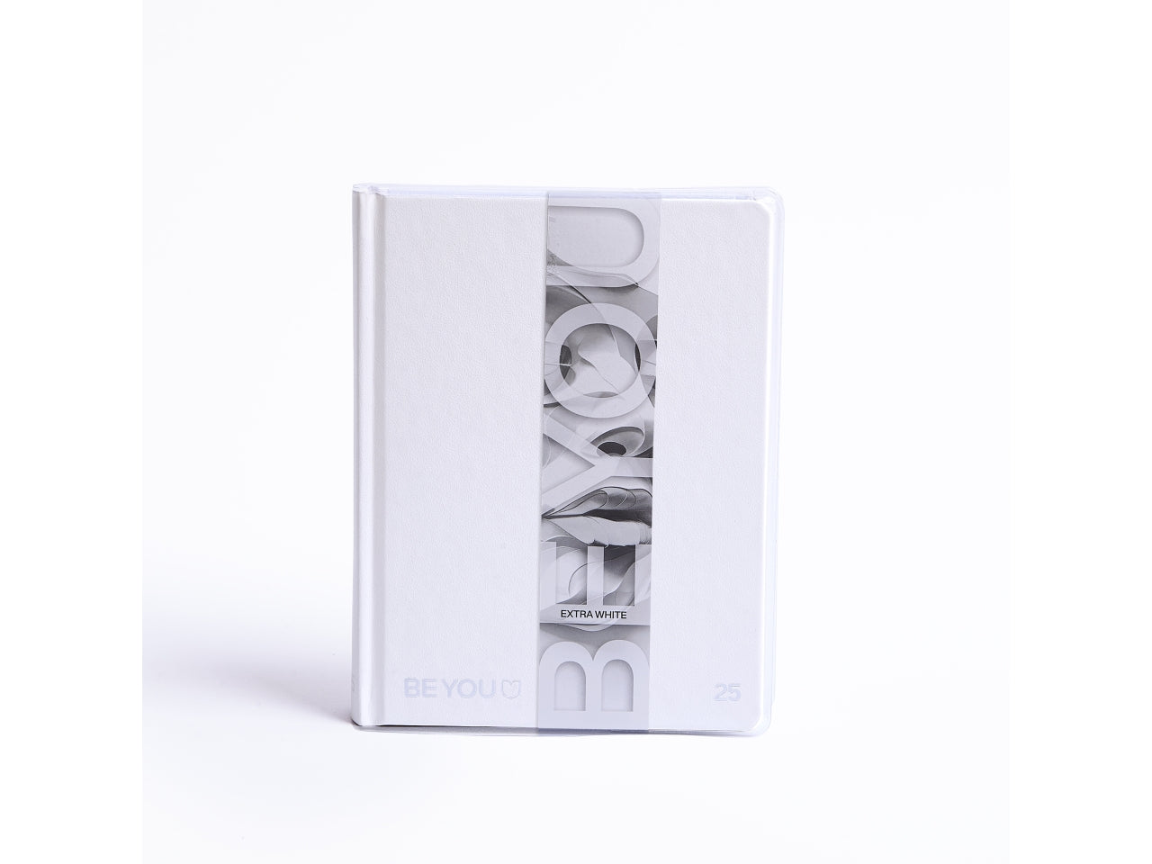 Diario Scuola 2024-2025 BE YOU Extra White Medium, Agenda 12 Mesi Datata, Formato Standard 13,5cm x 18,2cm, Diario con Sticker e Segnalibro, Colore Bianco - Giochi Preziosi