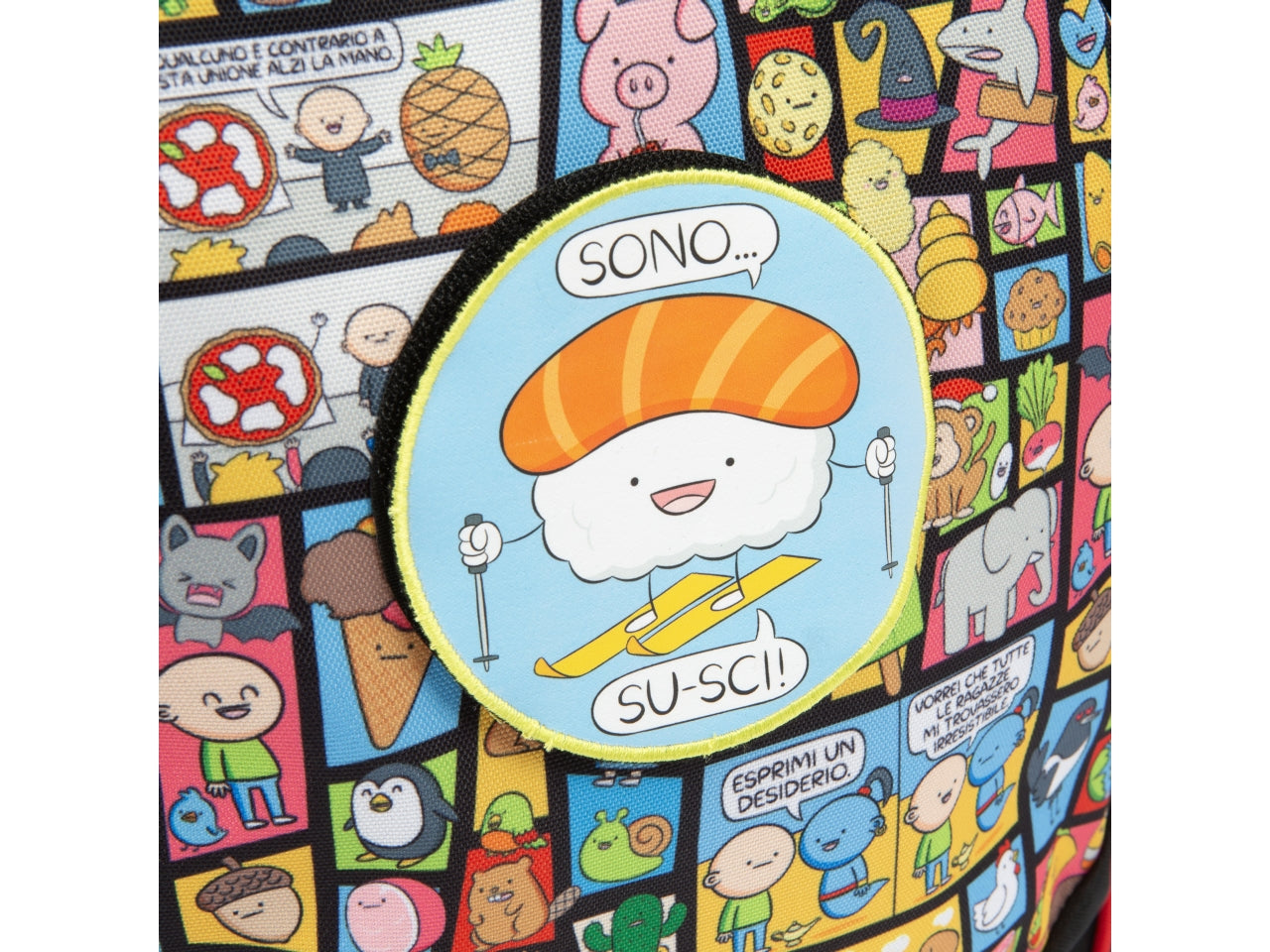 Pera toons 24 zaino round xl, multicolor, Made in Italy - Giochi Preziosi