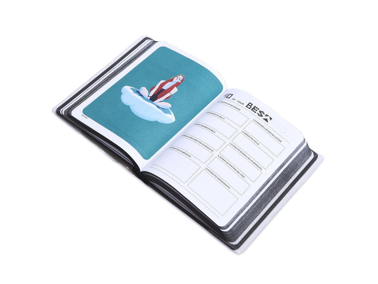 Diario Scuola 2024-2025 BE YOU Ultra Black Small, Agenda 12 Mesi Datata, Formato Easy 12,5cm x 16,5cm, Diario con Sticker e Segnalibro, Colore Nero - Giochi Preziosi