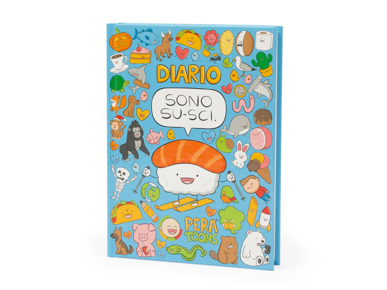 Diario Scuola 2024/2025 Pera Toons, Interni con Battute e Stickers Originali Pera Toons, Agenda Rigida 10 Mesi Non Datata con Segnalibro, Diario Elementari e Medie 24/25 - Giochi Preziosi