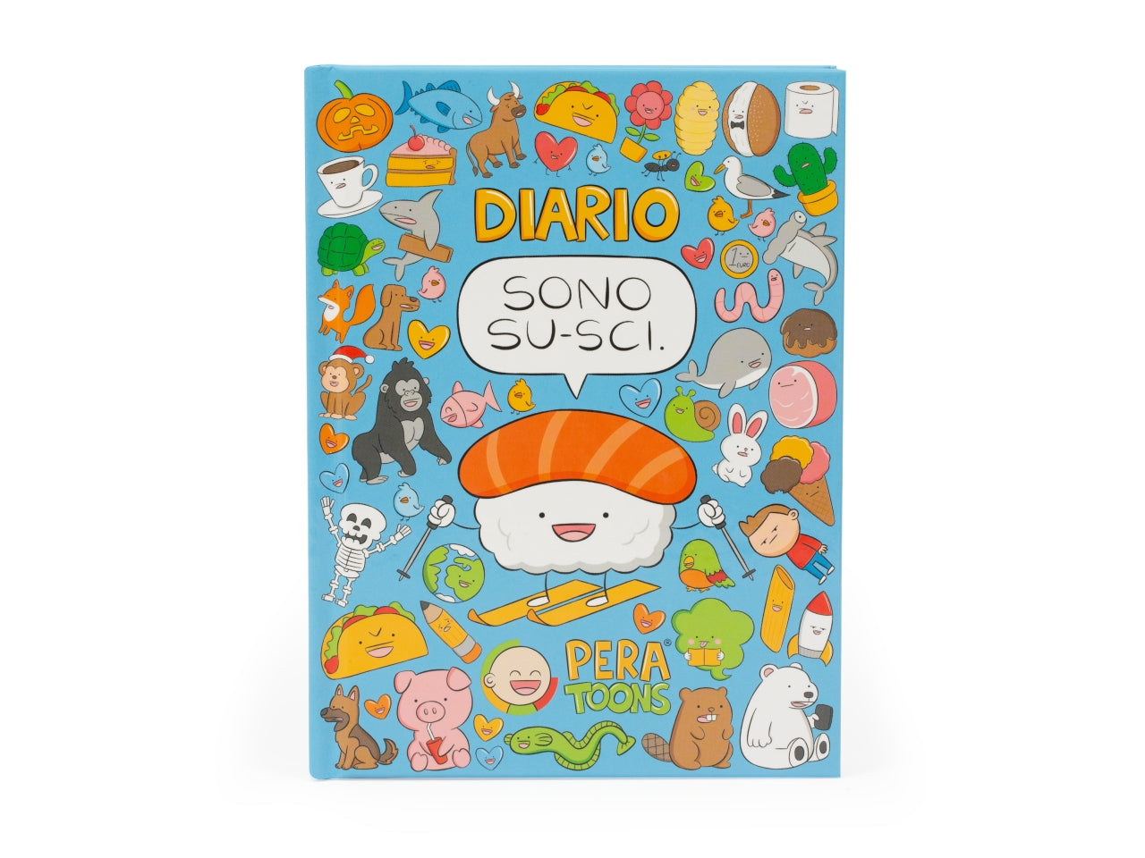 Diario Scuola 2024/2025 Pera Toons, Interni con Battute e Stickers Originali Pera Toons, Agenda Rigida 10 Mesi Non Datata con Segnalibro, Diario Elementari e Medie 24/25 - Giochi Preziosi