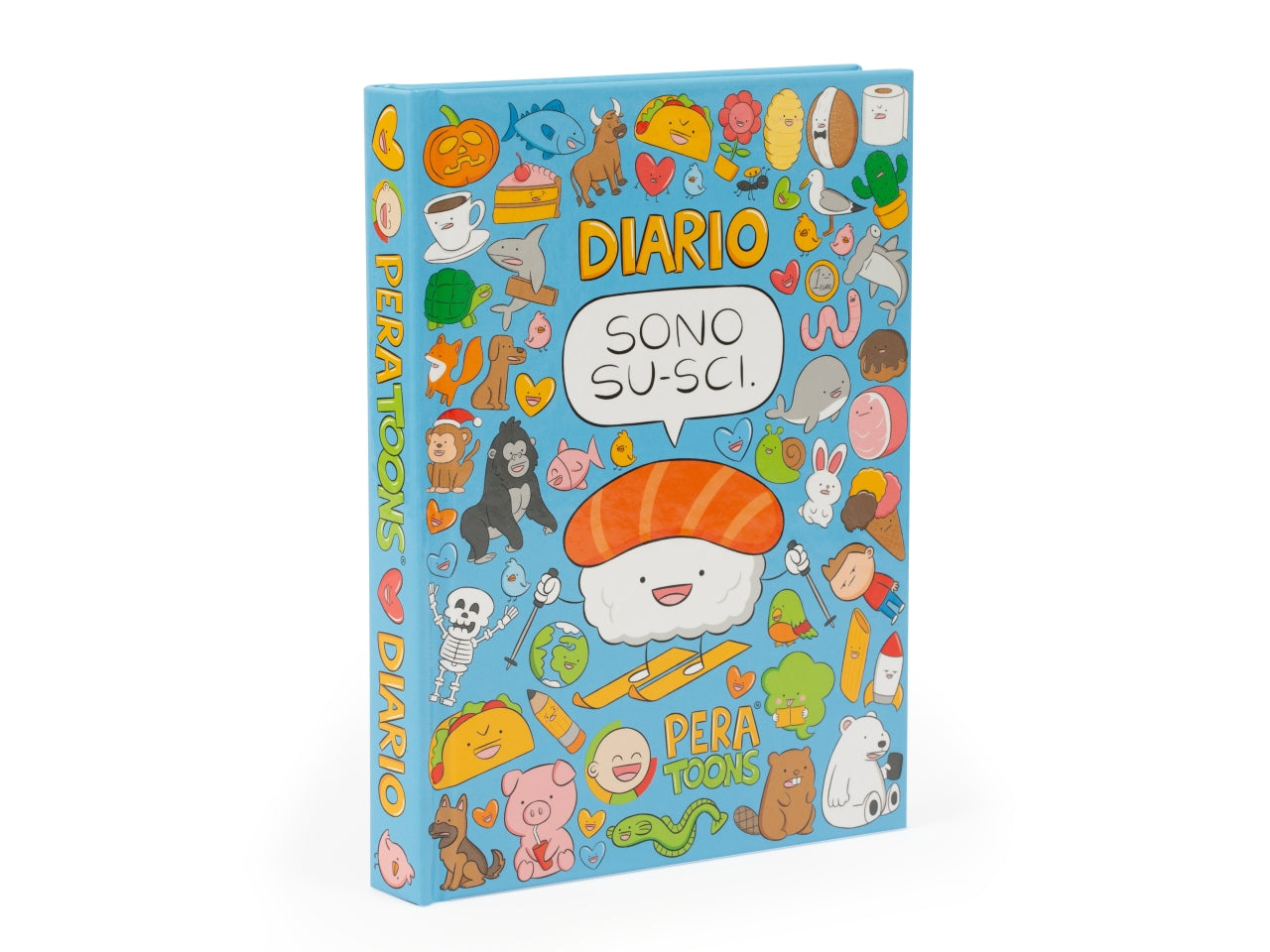 Diario Scuola 2024/2025 Pera Toons, Interni con Battute e Stickers Originali Pera Toons, Agenda Rigida 10 Mesi Non Datata con Segnalibro, Diario Elementari e Medie 24/25 - Giochi Preziosi