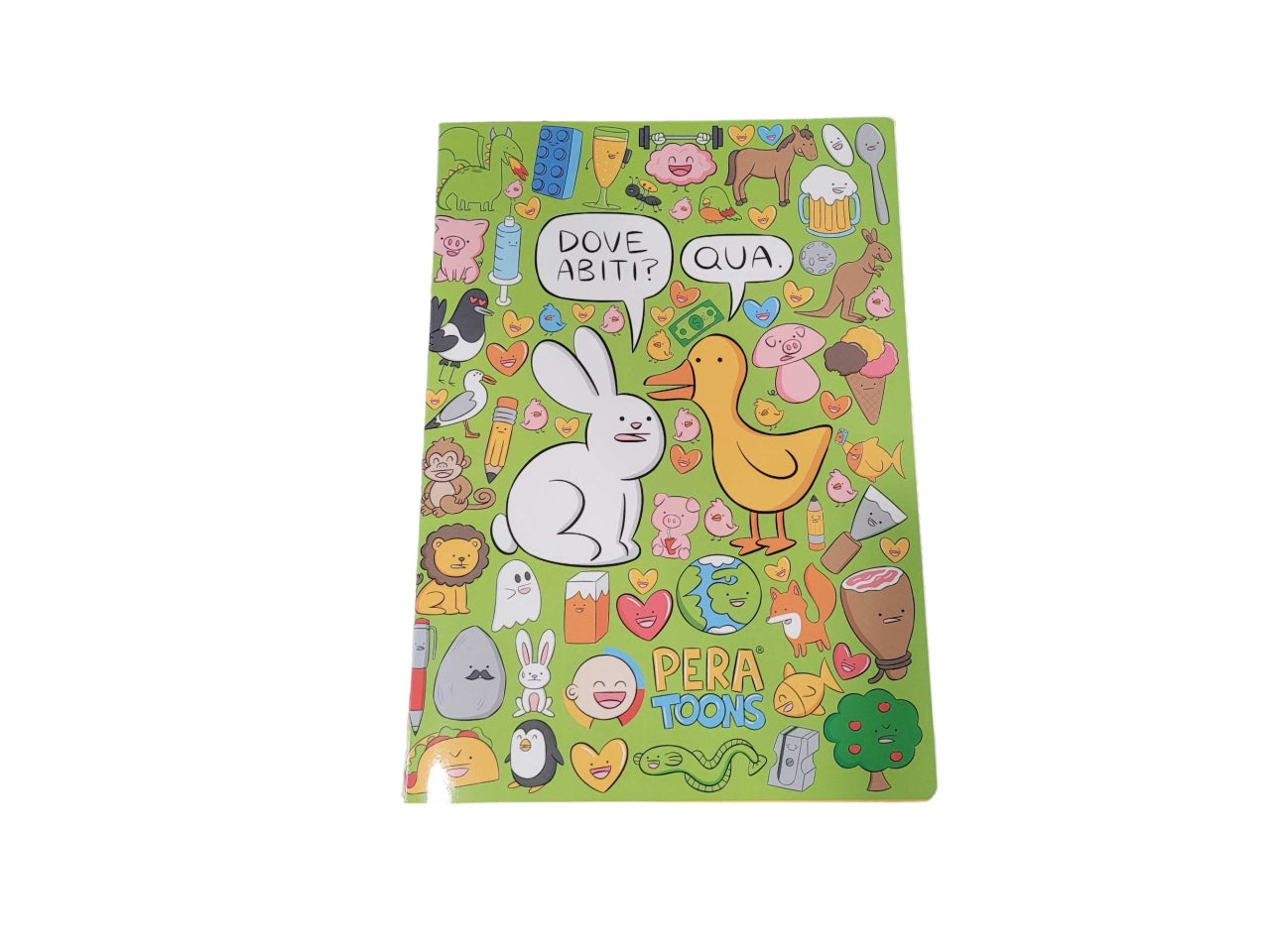 Pera toons 24 quaderno quadrato a4 20+1 1r, multicolor, Made in Italy - Giochi Preziosi