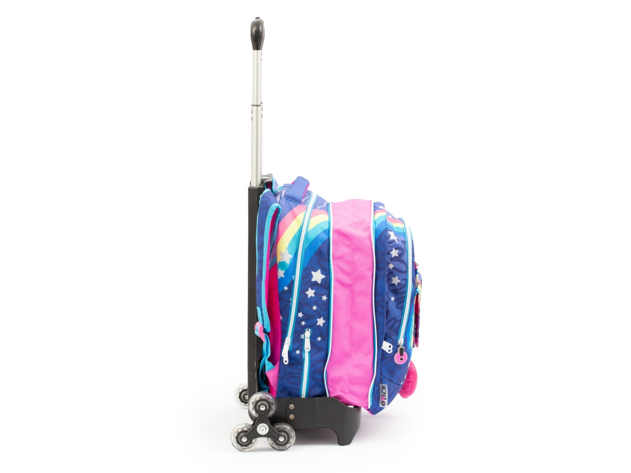 Zaino trolley unicorno Gopop 24, multicolor, Made in Italy - Giochi Preziosi