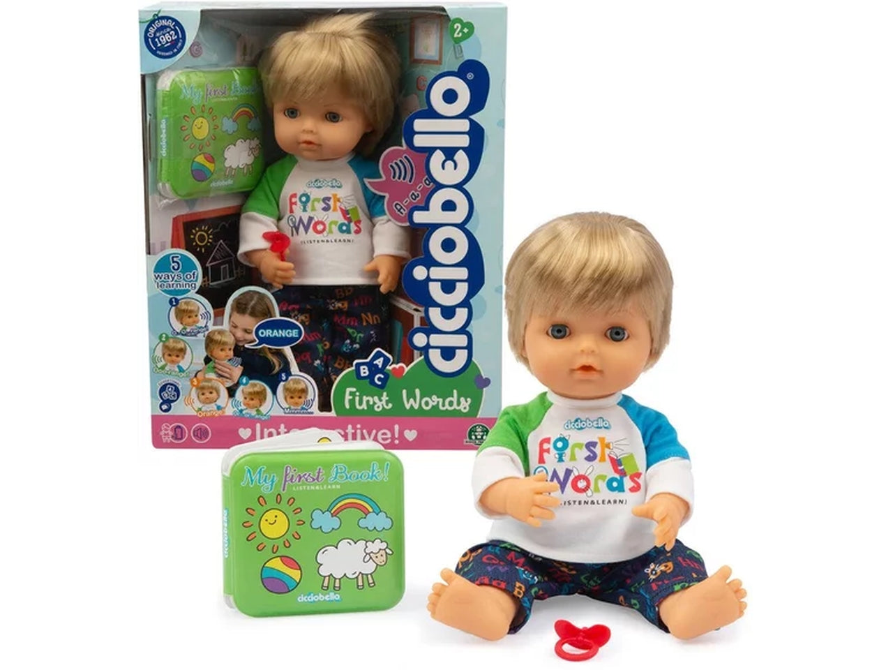 Cicciobello first words 30cm - Cicciobello First Words è una bambola interattiva di 30 cm - Giochi Preziosi